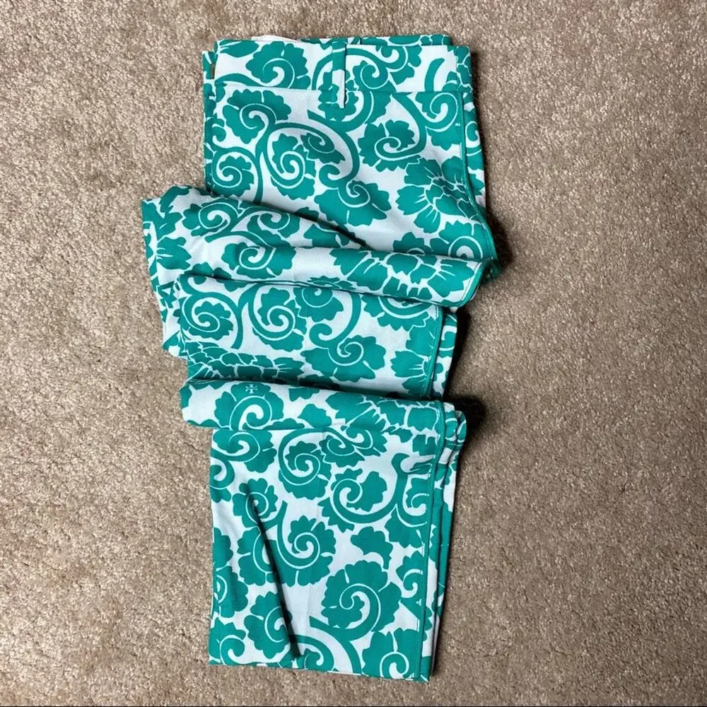 NWOT Tory Burch Walton Printed Pants Size 2
